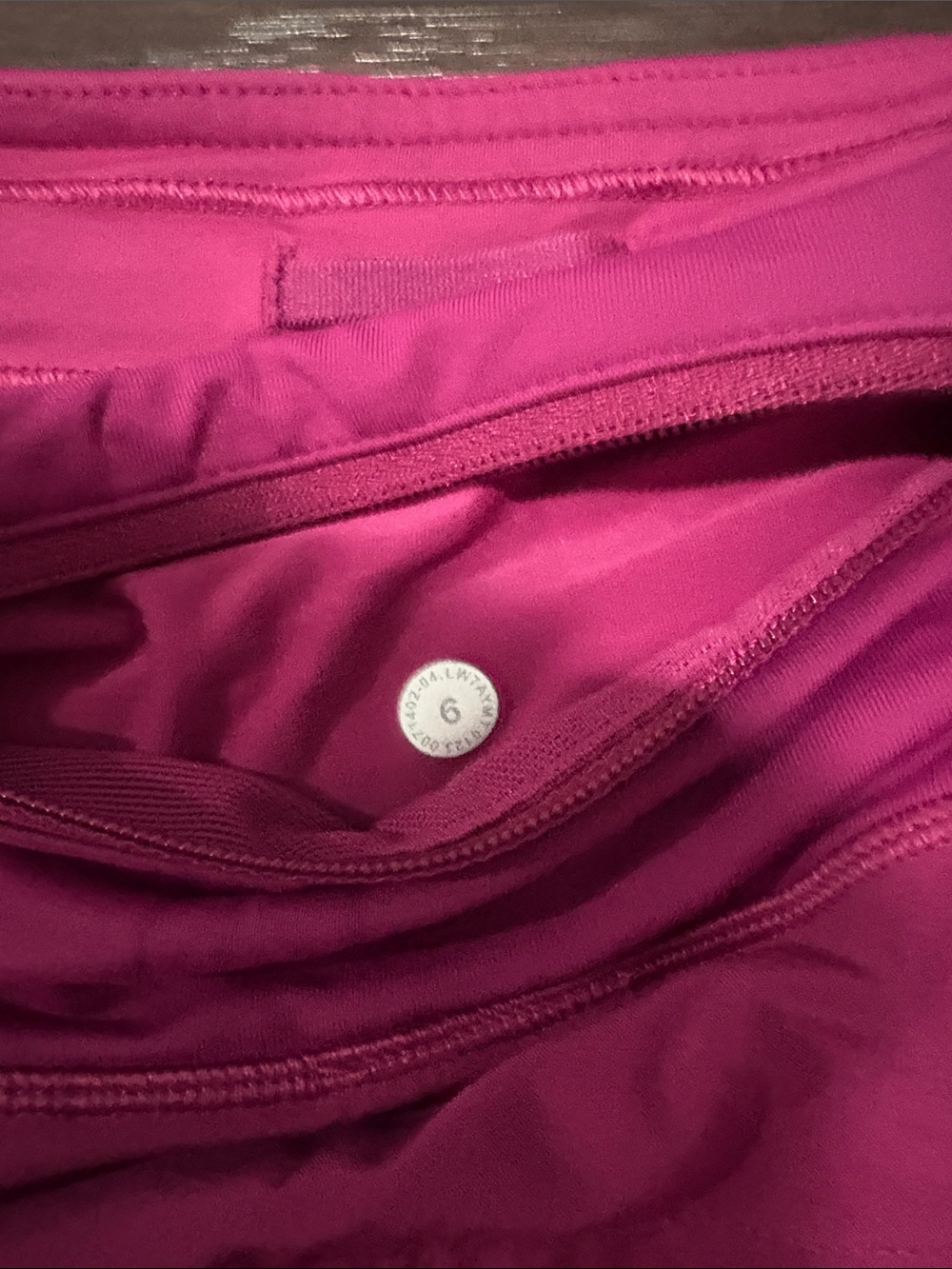 lululemon athletica Women's Magenta Speed Up High Rise Run Shorts with Pocket - Picture 2 of 3